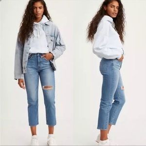 Levi’s Premium Icon Wedgie Distressed Buttonfly Jean